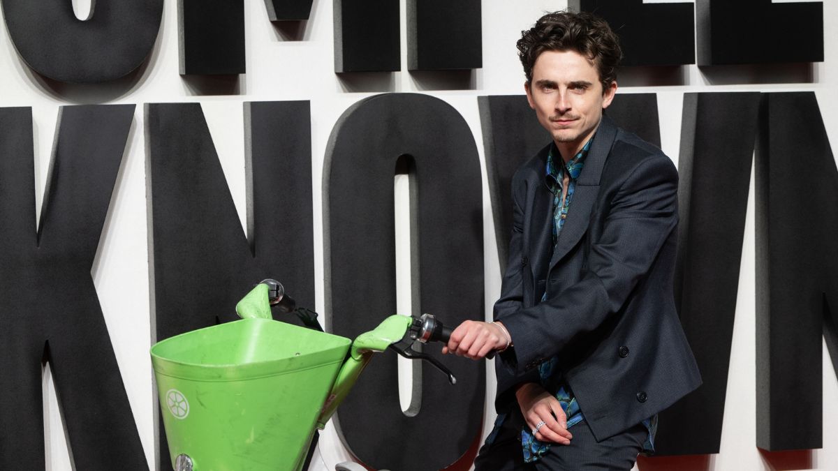 Ο Timothée Chalamet πήγε με ποδήλατο στην πρεμιέρα του- Απλά υποκλινόμαστε 1