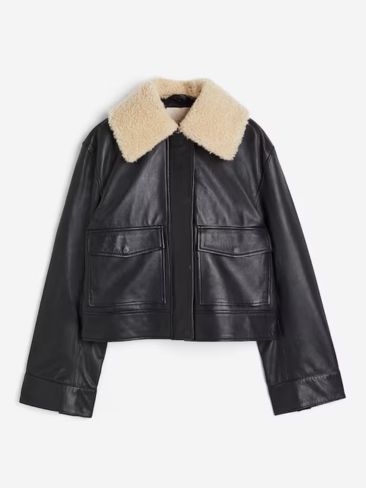 Shearling leather jacket: Το πιο «καυτό» trend του φετινού χειμώνα 5