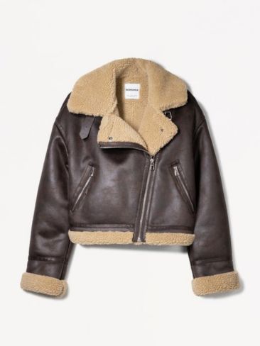 Shearling leather jacket: Το πιο «καυτό» trend του φετινού χειμώνα 3