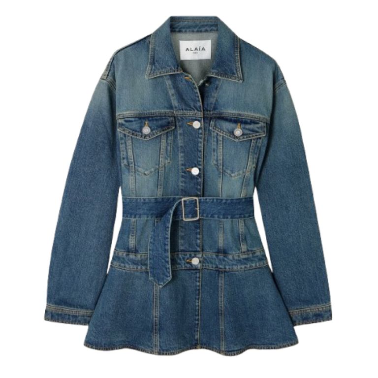 Cinch-waist: Δώστε σχήμα στη σιλουέτα σας με αυτή την τάση στα denim jacket 2