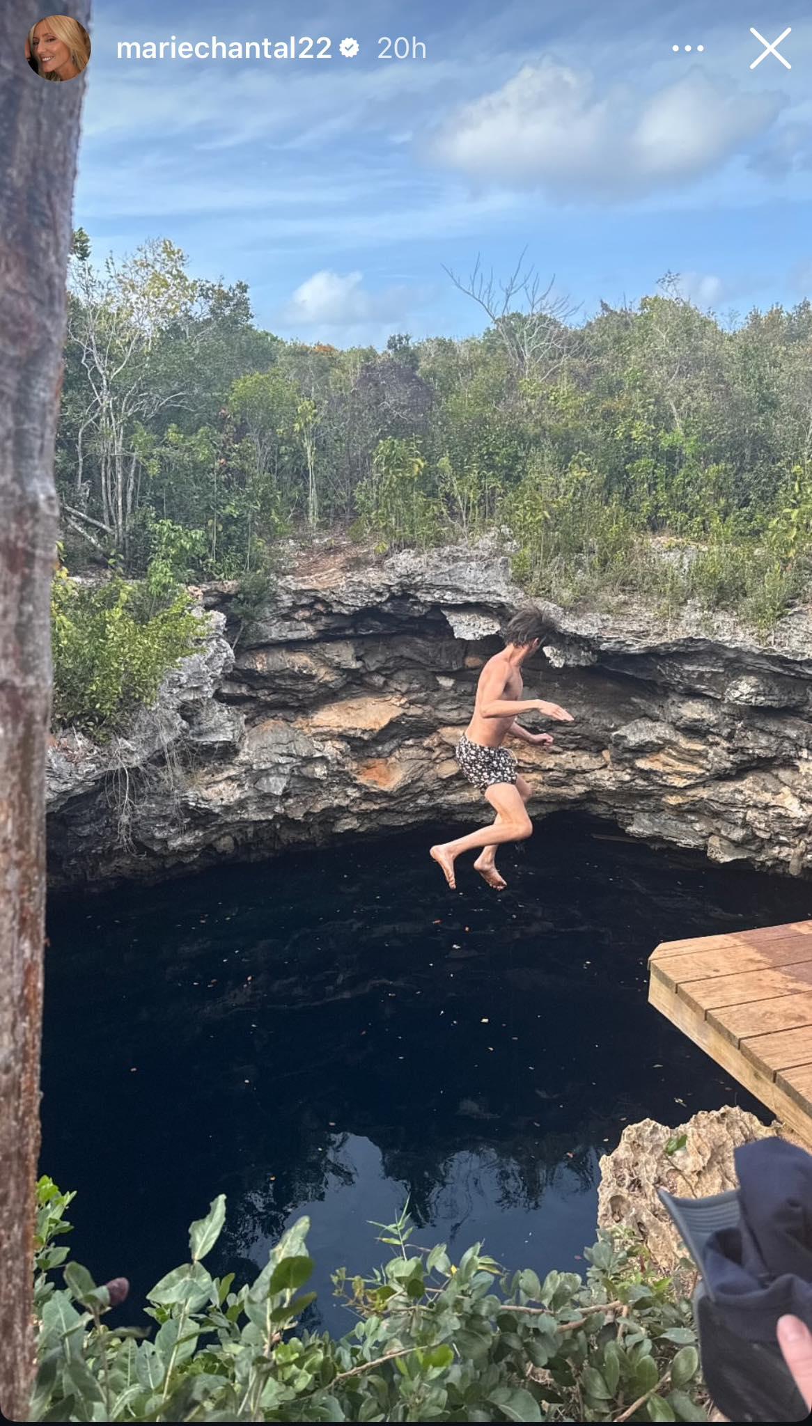 Η Μαρί Σαντάλ κάνει διακοπές στις Μπαχάμες με το γιο της Οδυσσέα 3