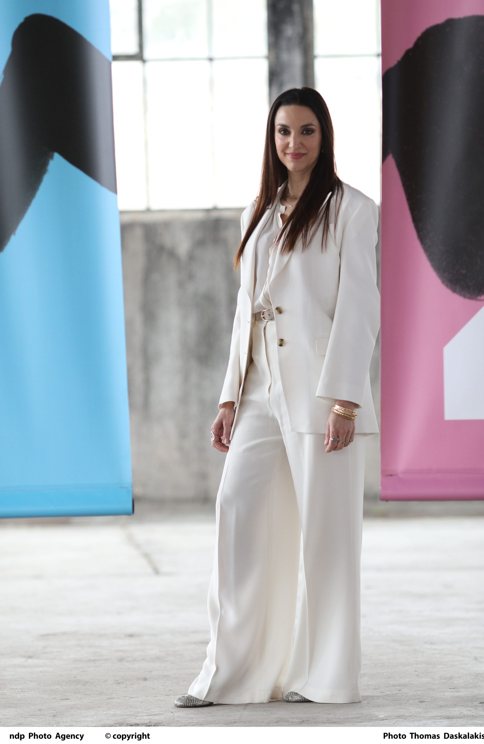 Κατερίνα Ευαγγελάτου: H κομψή εμφάνιση στην παρουσίαση του προγράμματος του Φεστιβάλ Αθηνών & Επιδαύρου 2