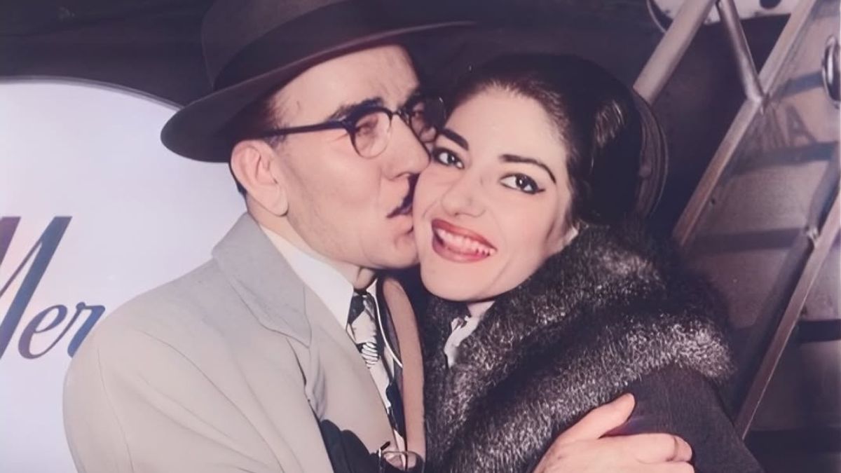 Πατέρας & κόρη: Η Μαρία Κάλλας με τον πατέρα της, Γιώργο Καλογερόπουλο 1