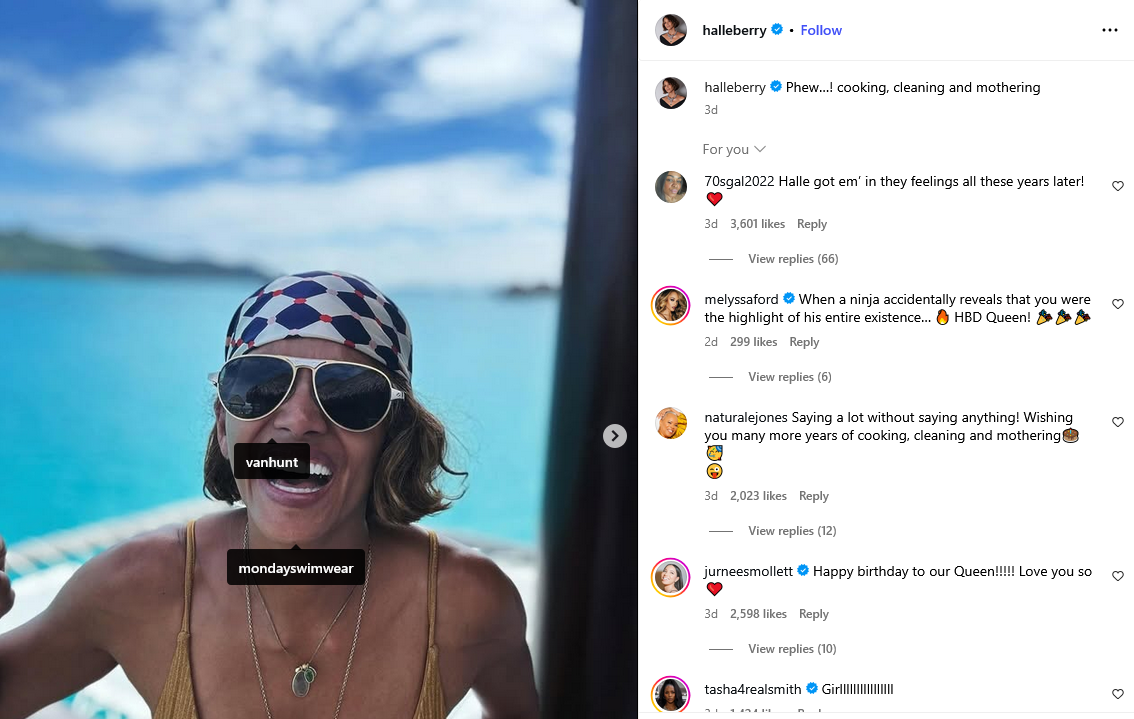 Halle Berry: Με μια ανάρτηση απάντησε στα αιχμηρά σχόλια του πρώην συζύγου της 2