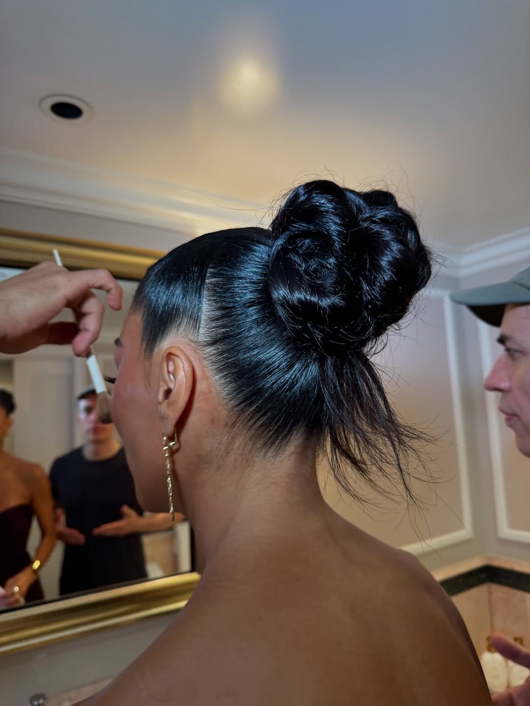 Η Nicole Scherzinger με εντυπωσιακό updo χτένισμα δια χειρός Δημήτρη Γιαννέτου 4