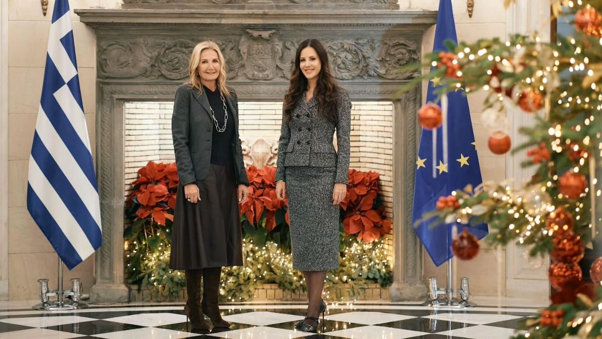 H Μαρέβα Μητσοτάκη συνάντησε την Πρώτη Κυρία της Σερβίας και ήταν η μία πιο κομψή από την άλλη