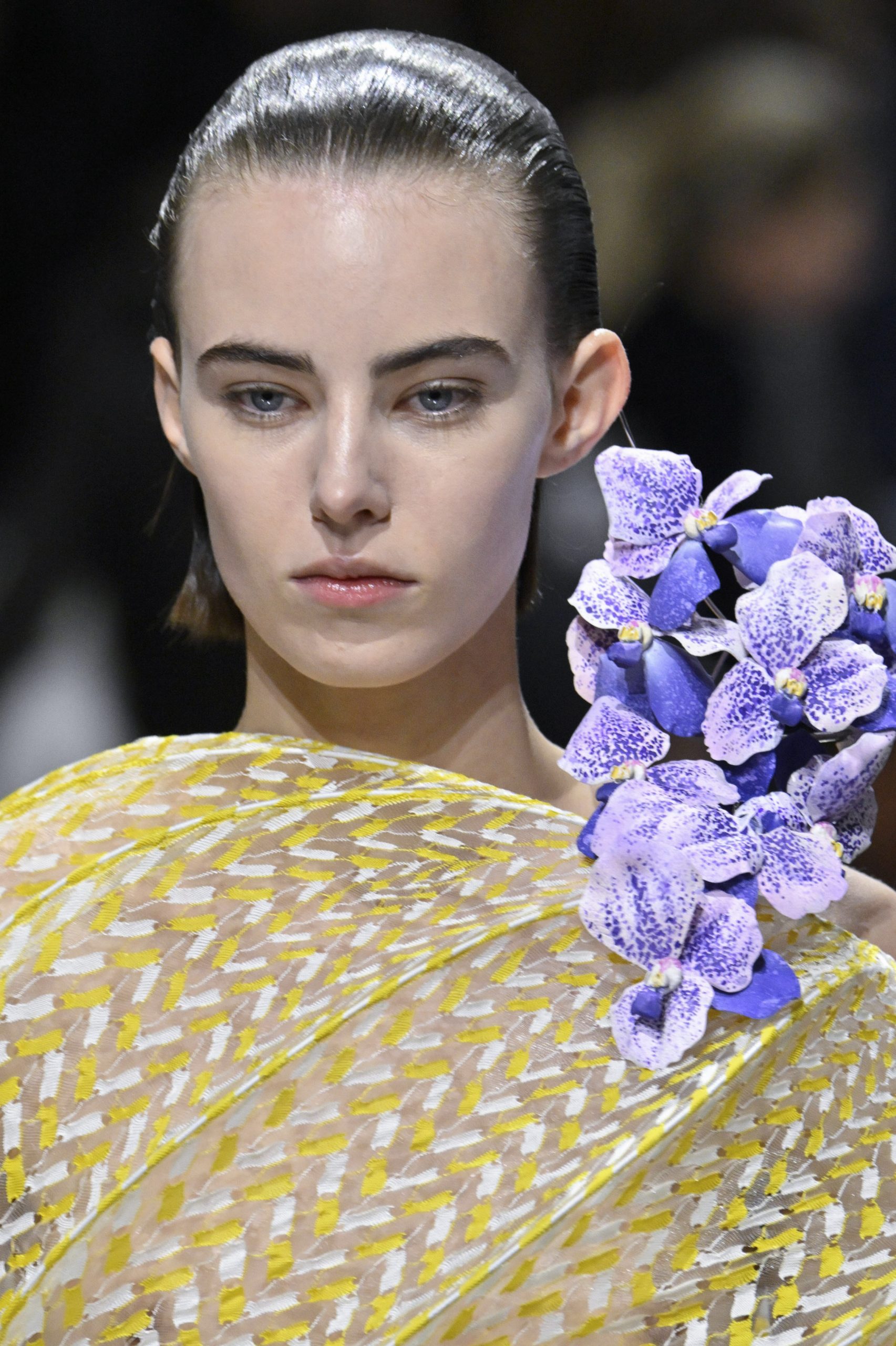 Dior: Δροσερή επιδερμίδα, άγρια λουλούδια στα μαλλιά: τα looks της πρώτης couture του Jonathan Anderson 8