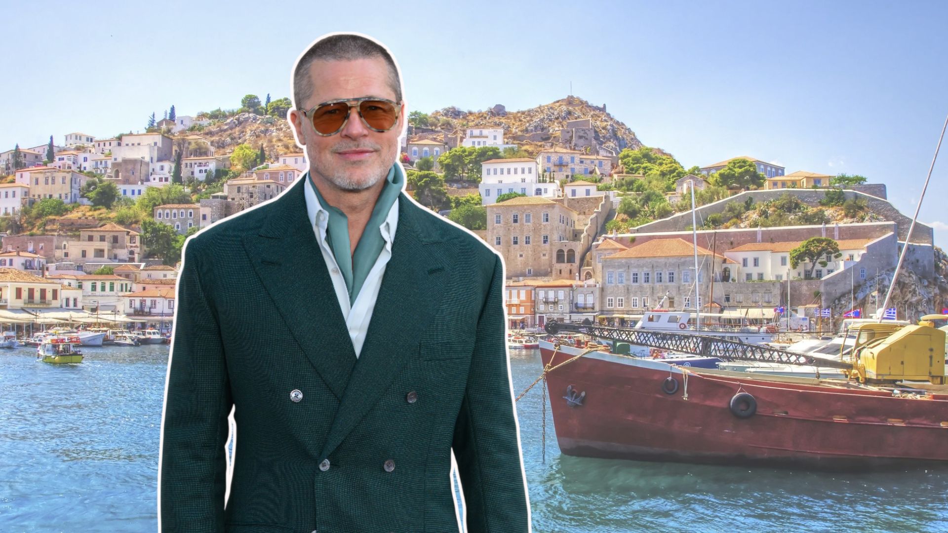 Ο Brad Pitt μόλις έφτασε στην Ύδρα για τα γυρίσματα του The Rider – Ψύχραιμα το λέμε