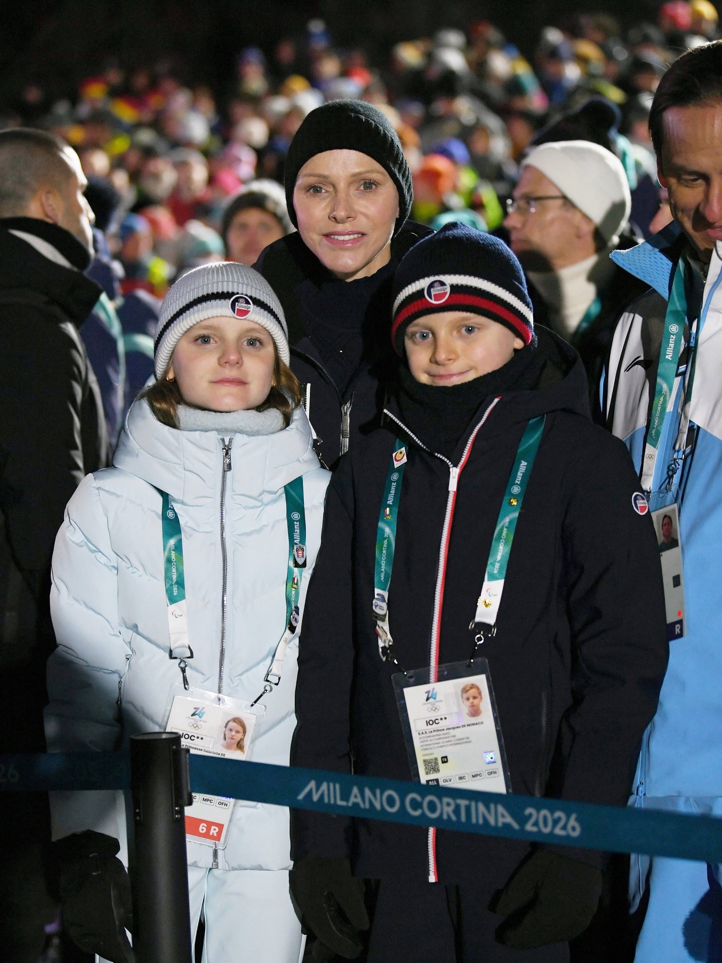 Πριγκίπισσα Charlene: Χειμερινή κομψότητα στους Ολυμπιακούς Αγώνες με τα δίδυμα Jacques και Gabriella 2