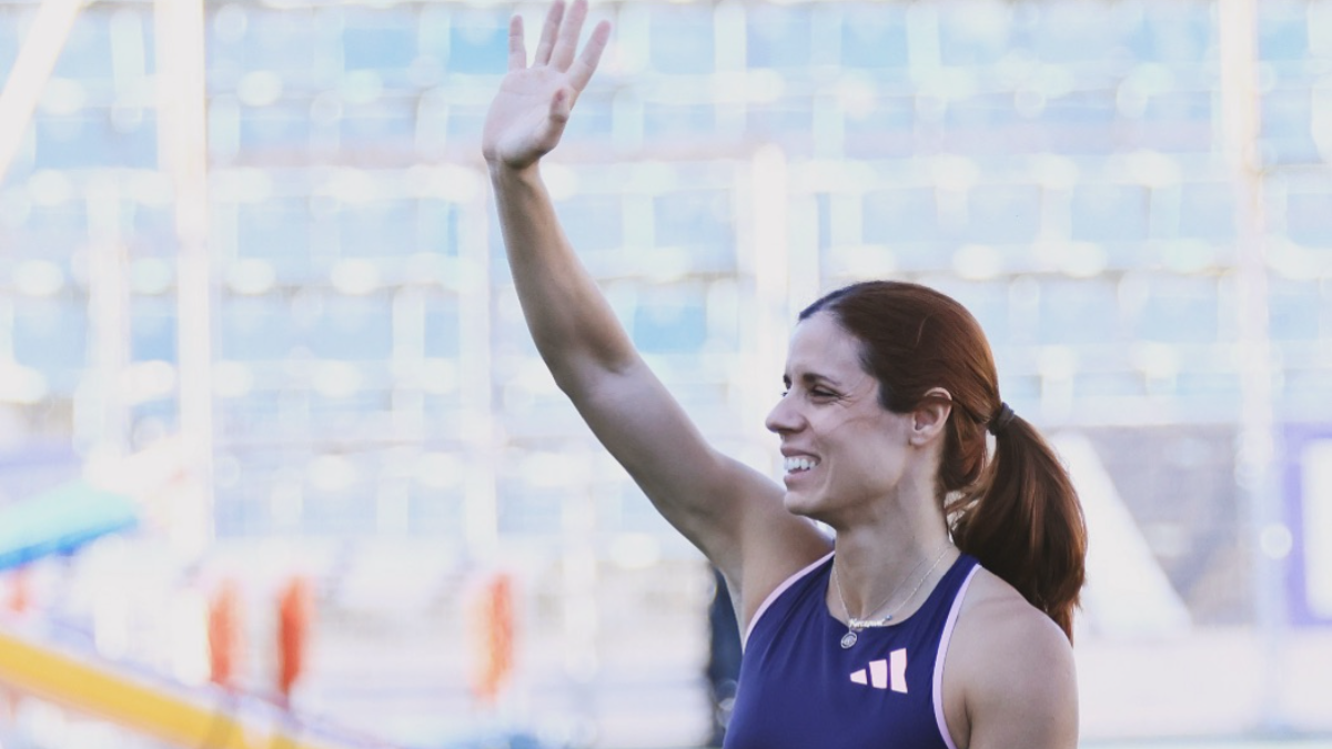 Η Κατερίνα Στεφανίδη επέστρεψε στους αγώνες, με τον γιο και τον σύζυγό της στο πλευρό της 1