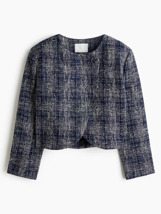 Cropped Tweed Jacket: Το σακάκι που κάνει το τζιν να μοιάζει παριζιάνικο 5