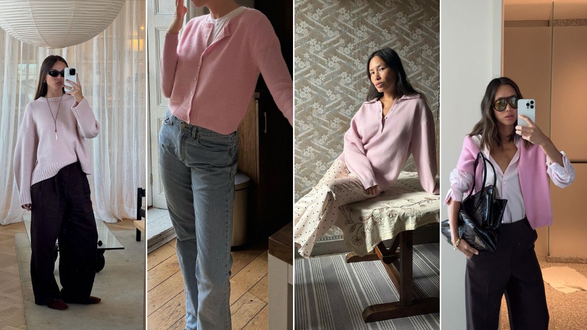 Από τη Σουηδία μέχρι το Λονδίνο, το ροζ πουλόβερ είναι η πιο fresh τάση της άνοιξης 1