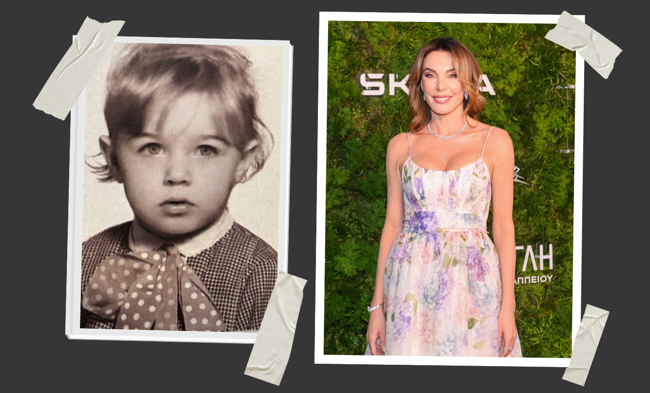 Τότε και τώρα: Η σπάνια παιδική φωτογραφία της Τατιάνας Στεφανίδου 1