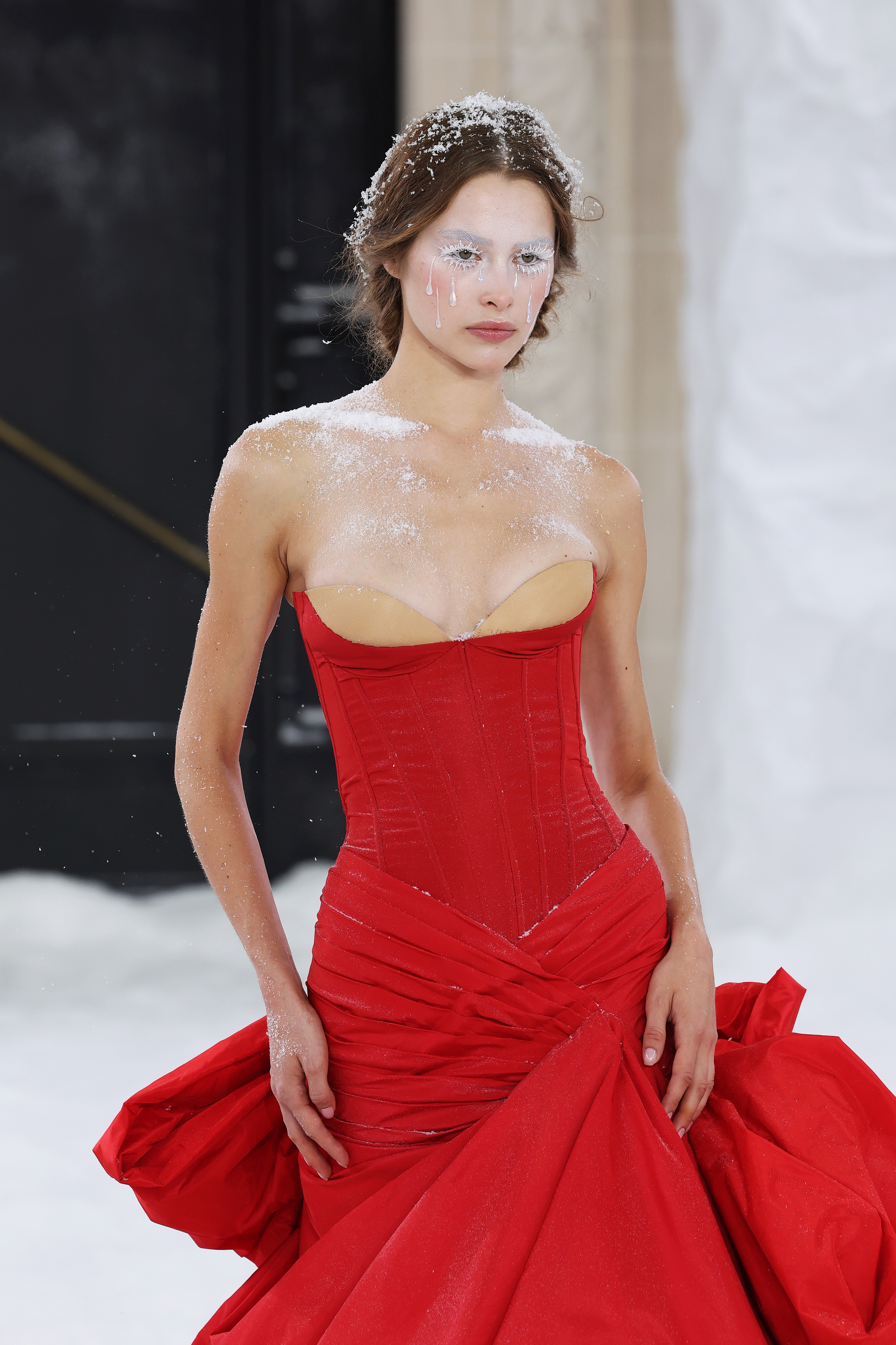 Celia Kritharioti Couture FW26: To “frozen” makeup που μας καθήλωσε 2