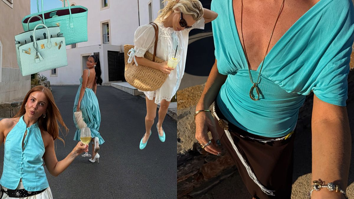 Μετά το Brat Green, το aqua είναι το πιο δροσερό χρώμα του καλοκαιριού και ήδη το λατρεύουν οι πιο στιλάτες γυναίκες 1