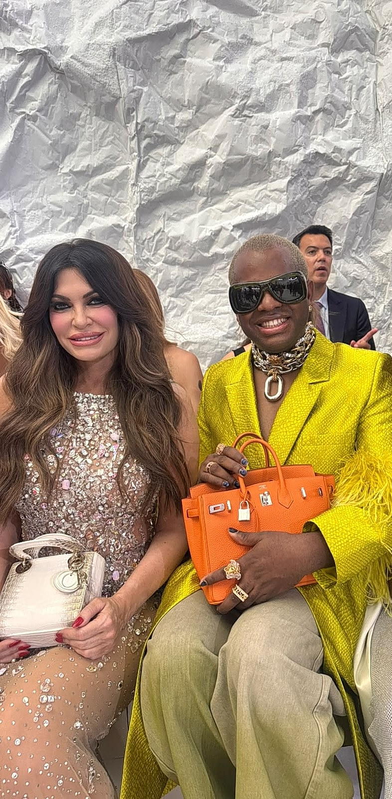 Celia Kritharioti Haute Couture: Οι πρώτες λαμπερές αφίξεις στο show του Παρισιού 7
