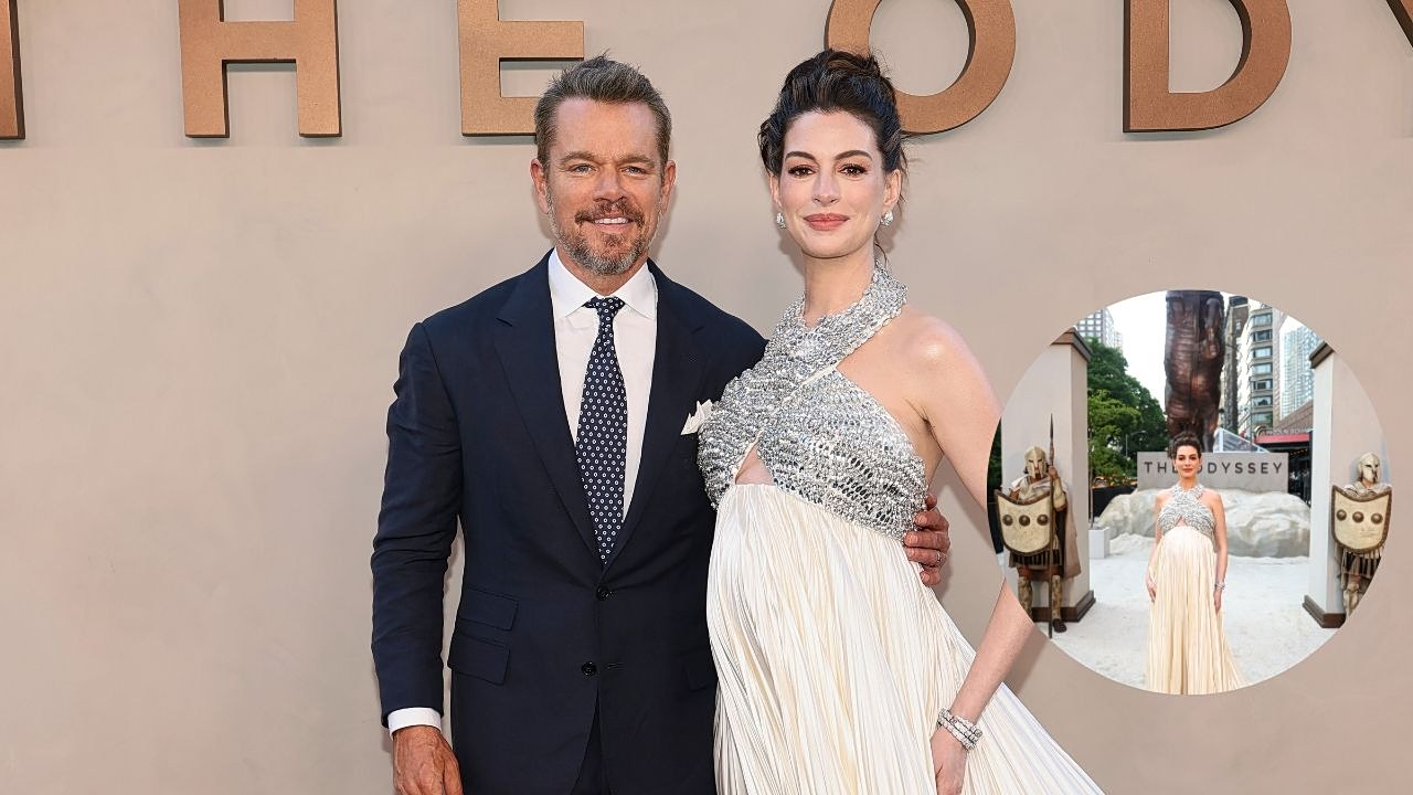 Οδύσσεια: Η Anne Hathaway έλαμψε δίπλα στον «βασιλιά της Ιθάκης», Matt Damon – Όσα έγιναν στην πρεμιέρα της Νέας Υόρκης 1
