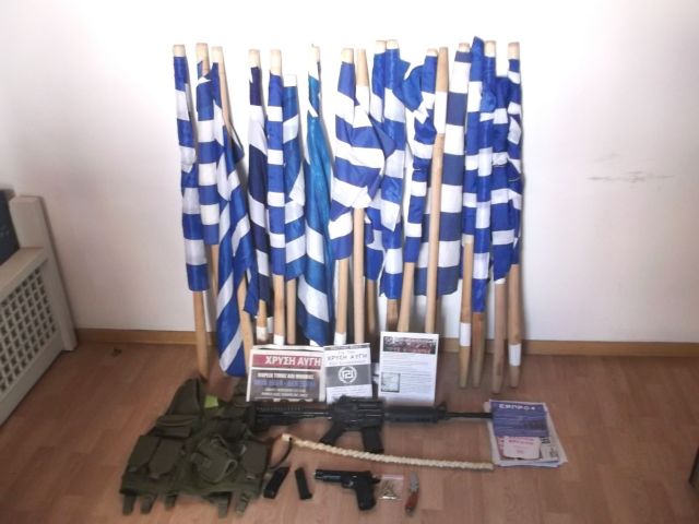 Police searching for Golden Dawn’s hidden weapon caches