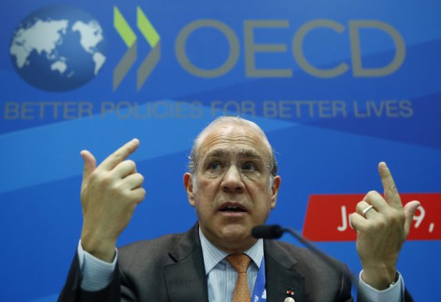 OECD Secretary-General Angel Gurria in Athens