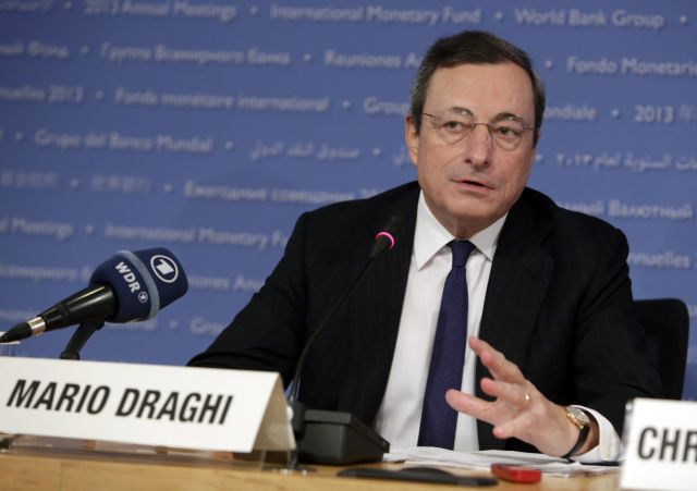 Draghi urges Greece to “implement the bailout program” | tovima.gr
