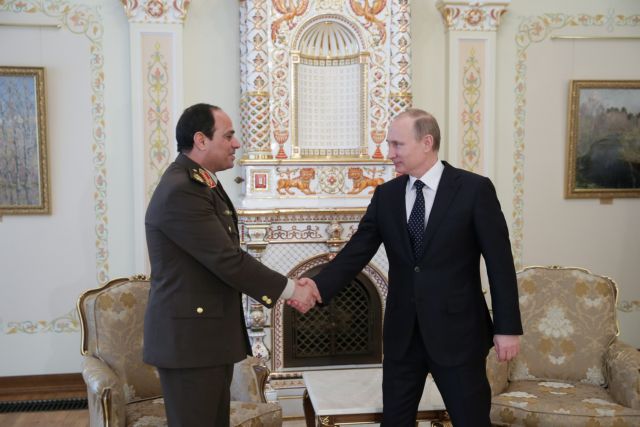 Συνομιλίες στο Σότσι των προέδρων Ρωσίας και Αιγύπτου