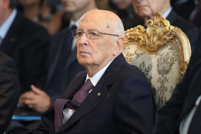 «Παραιτείται» στα τέλη του έτους ο ιταλός πρόεδρος Τζόρτζιο Ναπολιτάνο