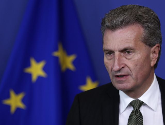 Oettinger: “Without a solution by end of June, a Grexit is inevitable”