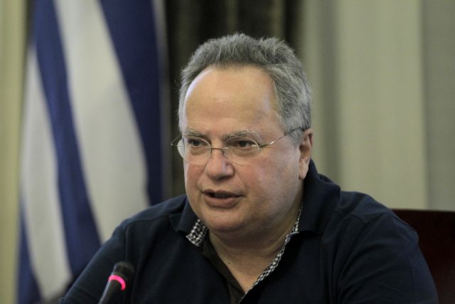 Kotzias comments on refugee crisis talks with Germany and Turkey