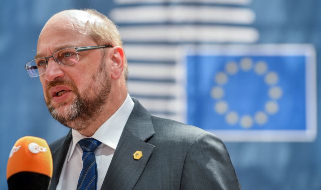 Schulz underlines the need for Greek debt relief