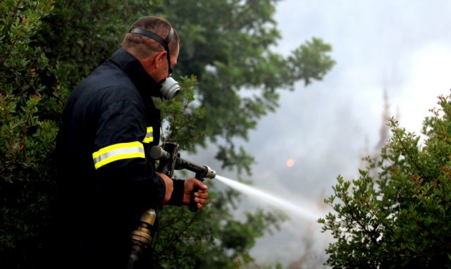 Halkidiki: Major forest fire breaks out at Megali Panagia