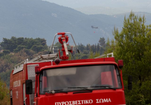 Φωτιά σε δύσβατη περιοχή στο Αγρίνιο