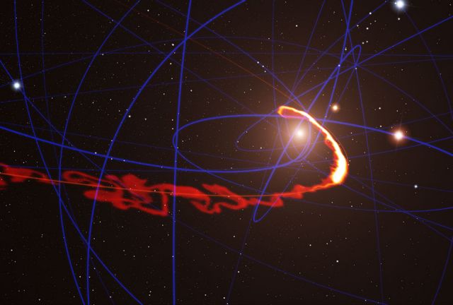 Αέριο-σπαγγέτι το «γεύμα» της μαύρης τρύπας του Γαλαξία