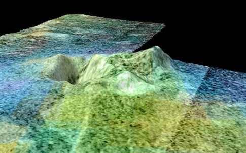 Ηφαιστειακή δραστηριότητα στον Τιτάνα