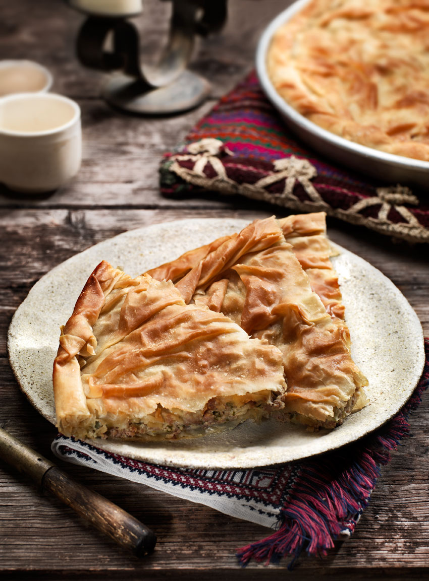 Κοζανίτικη γκιζλεμόπιτα (κιμαδόπιτα με πράσα)