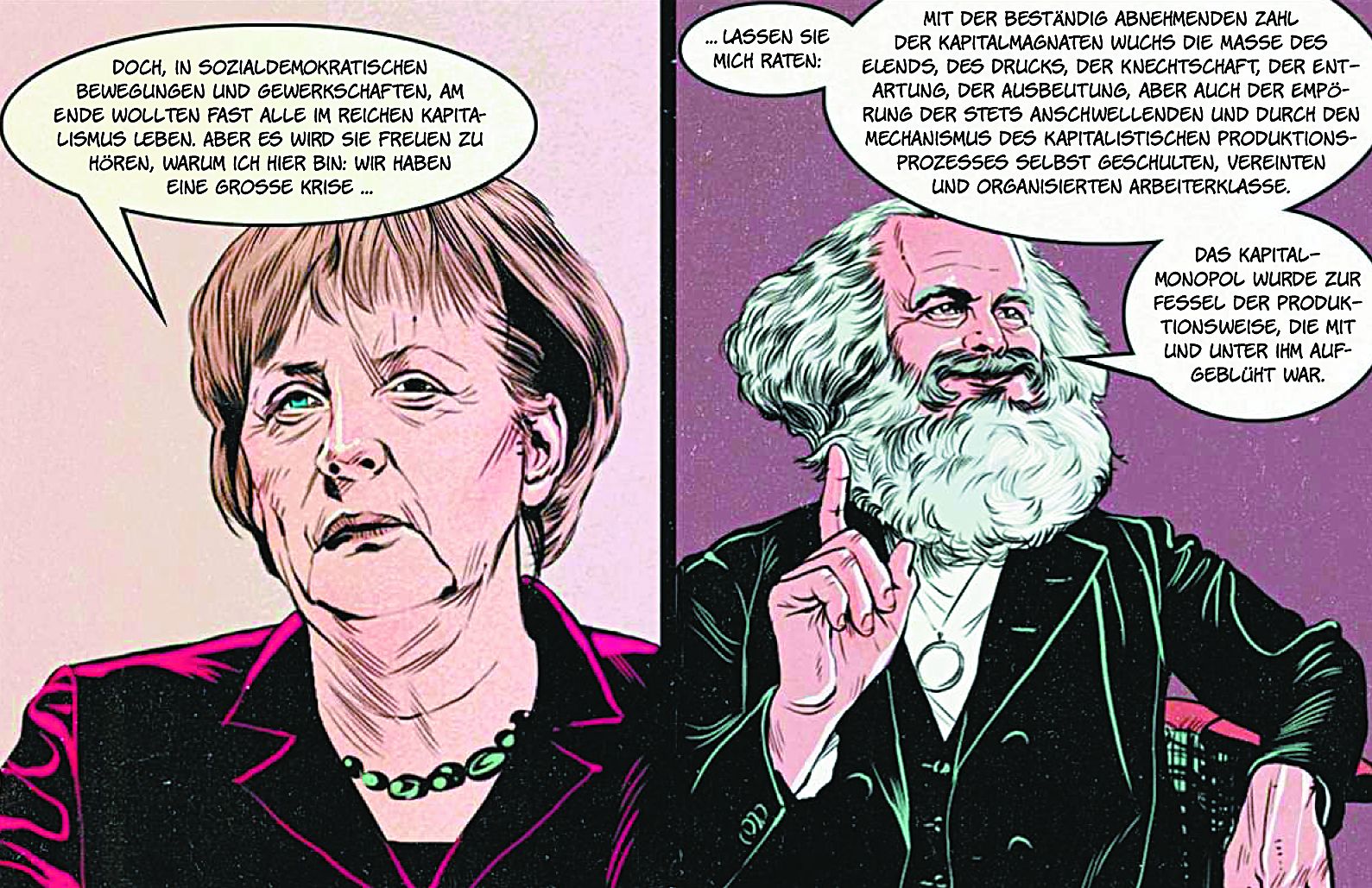 Οταν η Μέρκελ μίλησε με τον Σμιθ, τον Μαρξ, τον Κέινς και τον Φρίντμαν