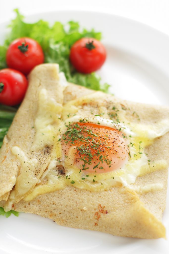 Κρέπες με ζαμπόν και αβγά