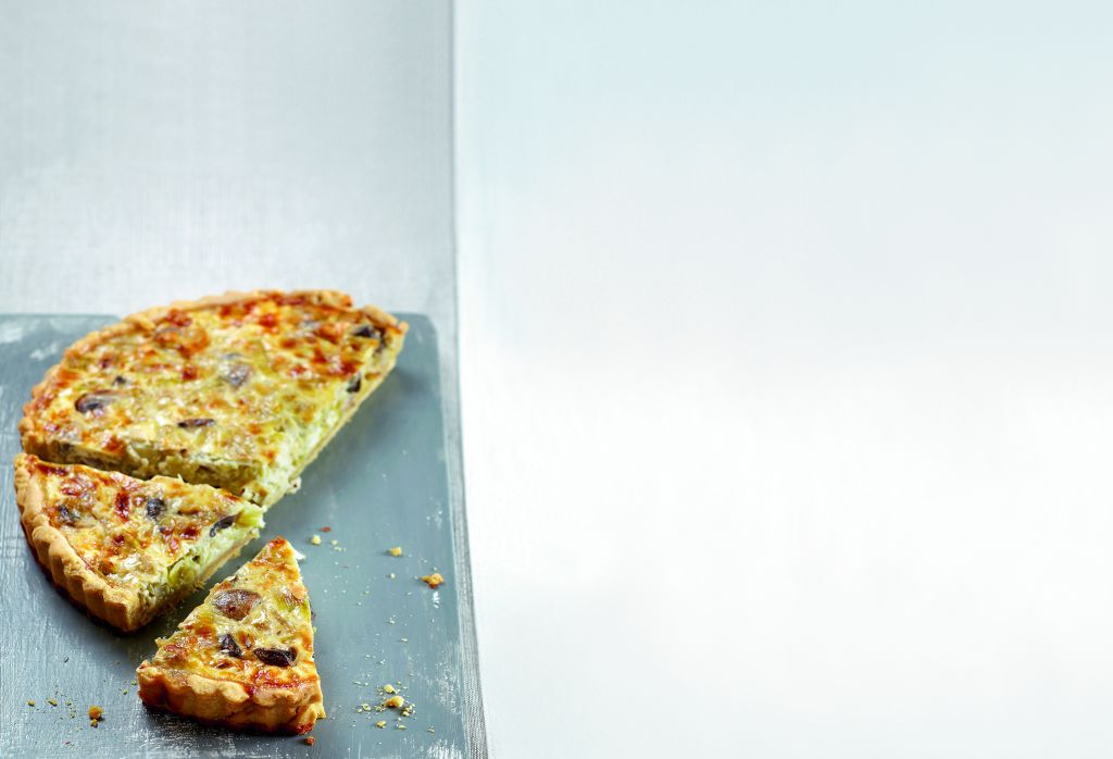 Τάρτα με κρέμα μανιταριών