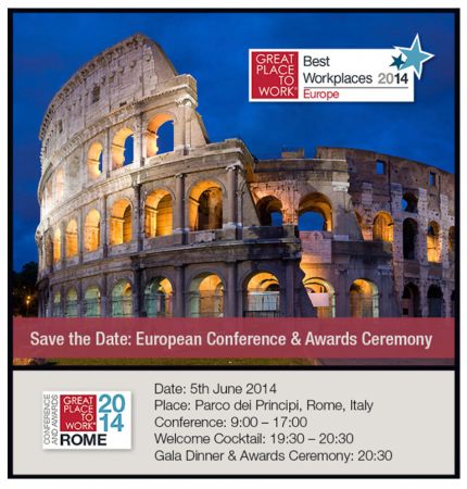 Η Ρώμη ετοιμάζεται να βραβεύσει τους 100 καλύτερους της Ευρώπης