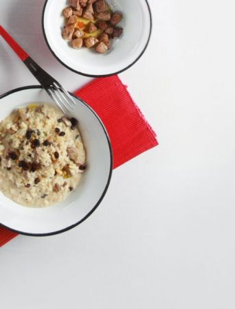 Ριζότο με αρνίσια συκωταριά