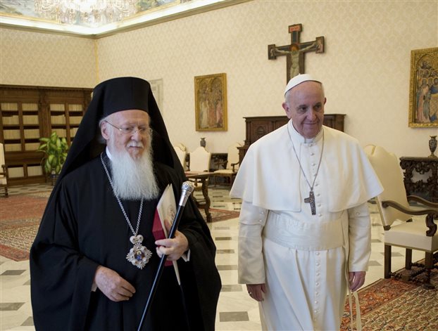 Βαρθολομαίος και Πάπας Φραγκίσκος στα Ιεροσόλυμα την Παρασκευή