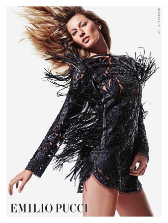 H Gisele στη νέα καμπάνια του Emilio Pucci