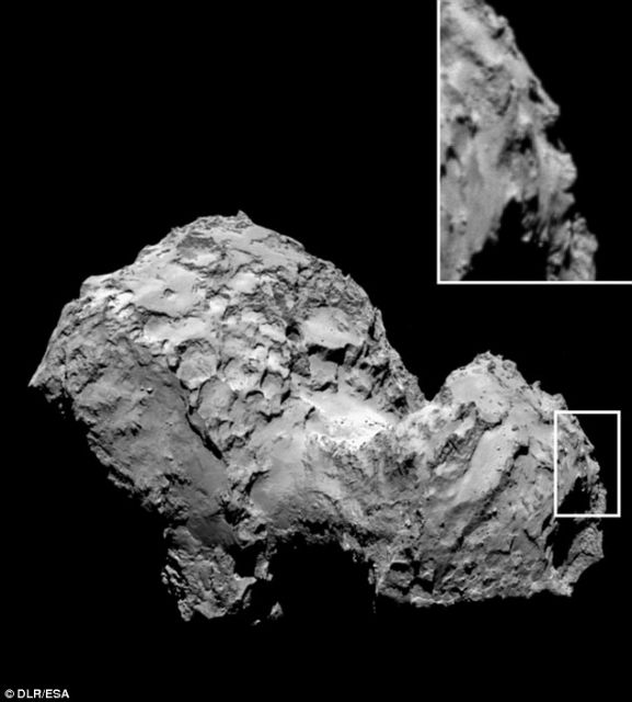 Ενας «άνθρωπος» στον κομήτη