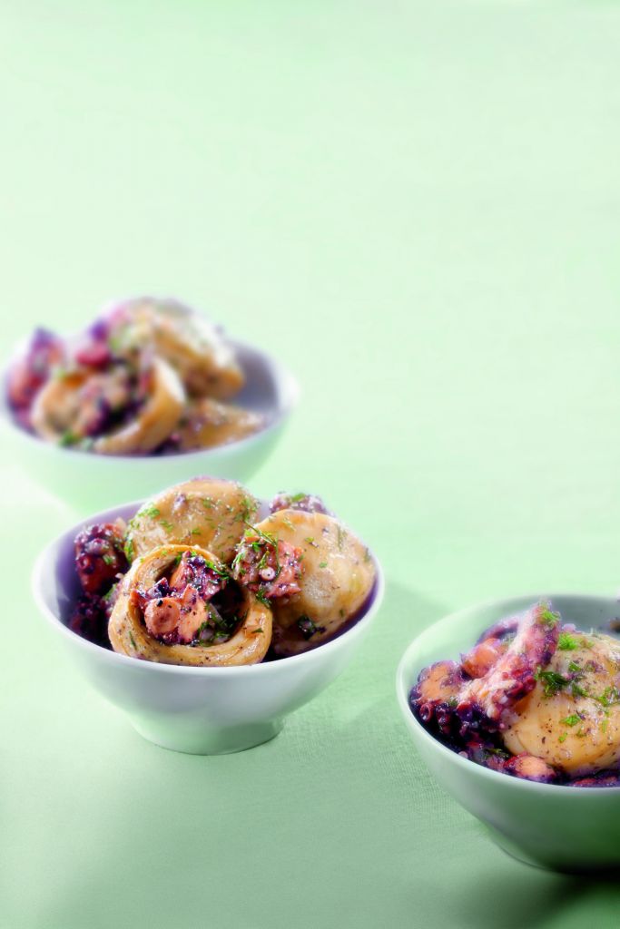 Αγκινάρες με χταπόδι