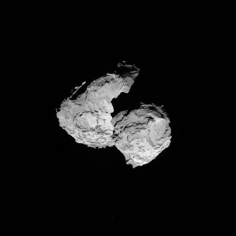 10 δισ. τόνοι η μάζα του κομήτη του Rosetta