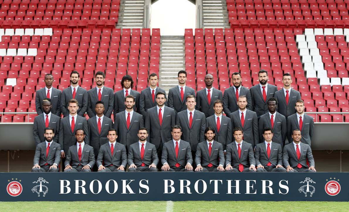 Η BROOKS BROTHERS ντύνει για 3η χρονιά τον Ολυμπιακό