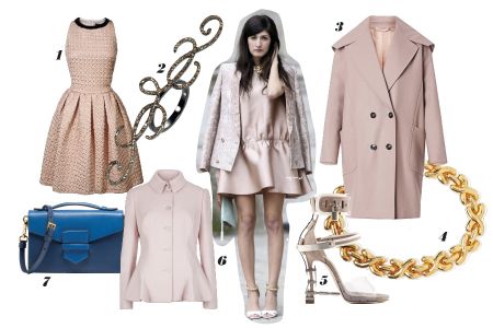 Get the look: Nude