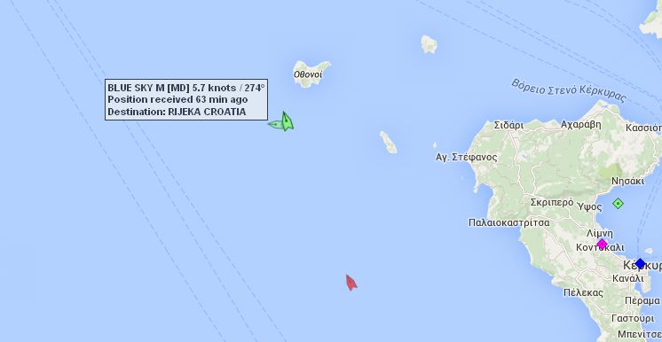 Ψάχνουν πλοίο με εκατοντάδες μετανάστες δυτικά της Κέρκυρας