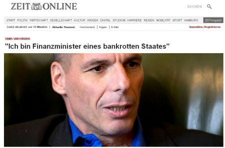 Βαρουφάκης: Είμαι υπουργός Οικονομικών χρεοκοπημένης χώρας