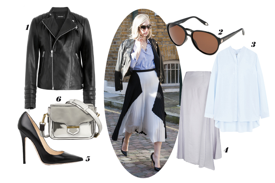 Get the look: Μίντι φούστα