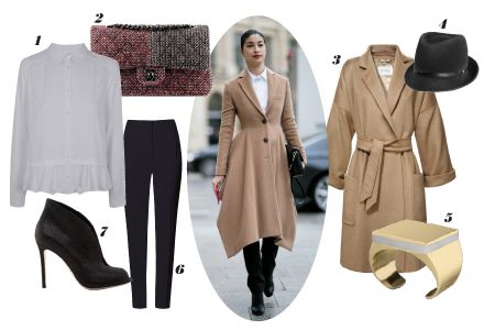 Get the look: Καμηλό παλτό